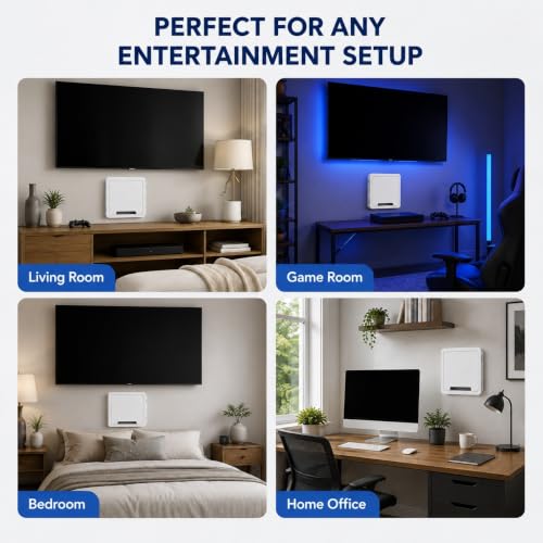 9" in Wall Media Box Recessed Outlet Box Cable Management