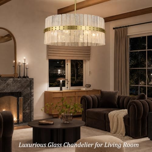 Handmade Bubble Glass Chandelier