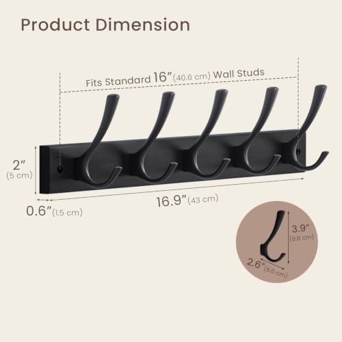Coat Hooks Wall Mount