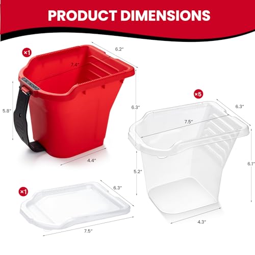 4 Inch Paint Bucket with Liner