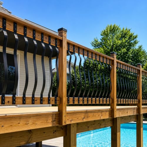 60 Pack Metal Deck Balusters (32.25 IN)