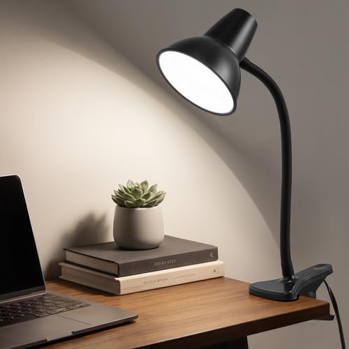 LED Desk Lamp with Flexible Gooseneck