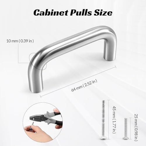 Stainless Steel Cabinet Pulls