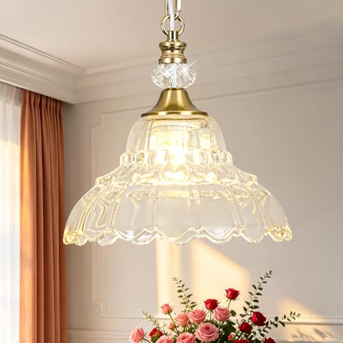 Chandelier with Flower Shade