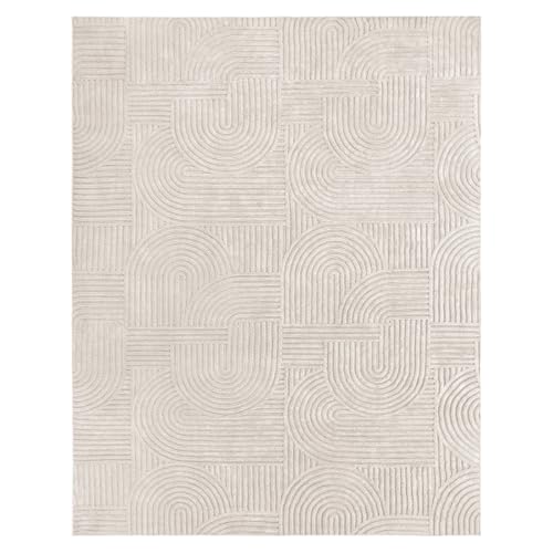 8x10 Area Rugs for Living Room (8' x 10' (Rectangular) / Beige)