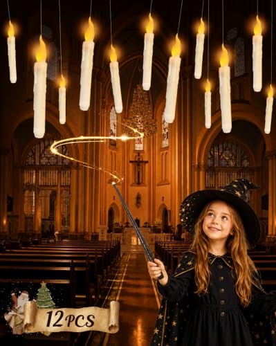 Flameless Floating Candles with Wand