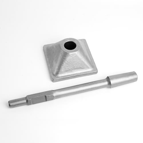 Tamper Plate for Jack Hammer (Tamper Shank and Plate / 65A Shank Hex)