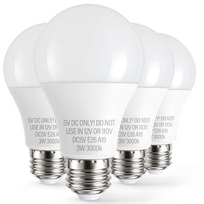 5V E26 LED Bulb
