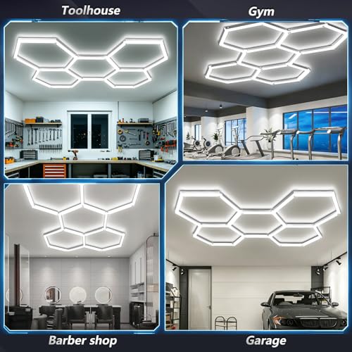 Hexagon LED Garage Light