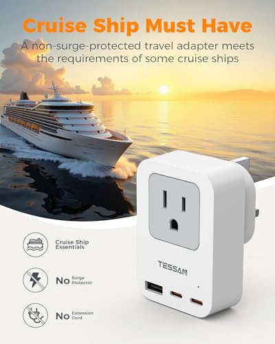 US to UK Plug Adapter PD 20W (White grey-Type G(Ultra Thin))