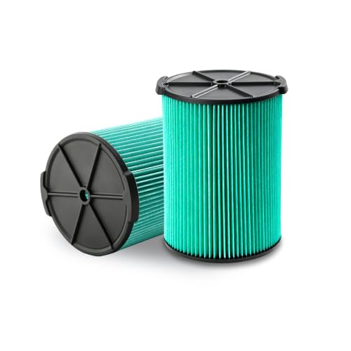 2 Pack Replacement VF4000 Filter for Ridgid Shop Vac Filter 5