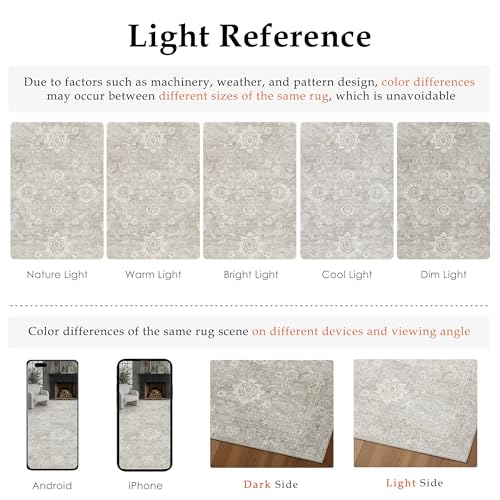 9x12 Grey Neutral Area Rug (Grey / 9' x 12' (Rectangular))