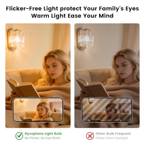 E12 LED Frosted Candelabra Light Bulbs (Frosted-4w-6 Pack)
