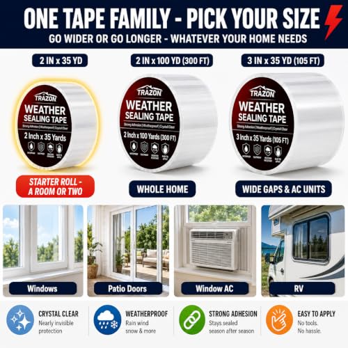 Window Weather Sealing Tape