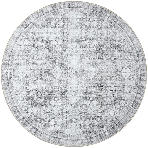 Round Rug 6ft (Light Grey / 6' (Round))