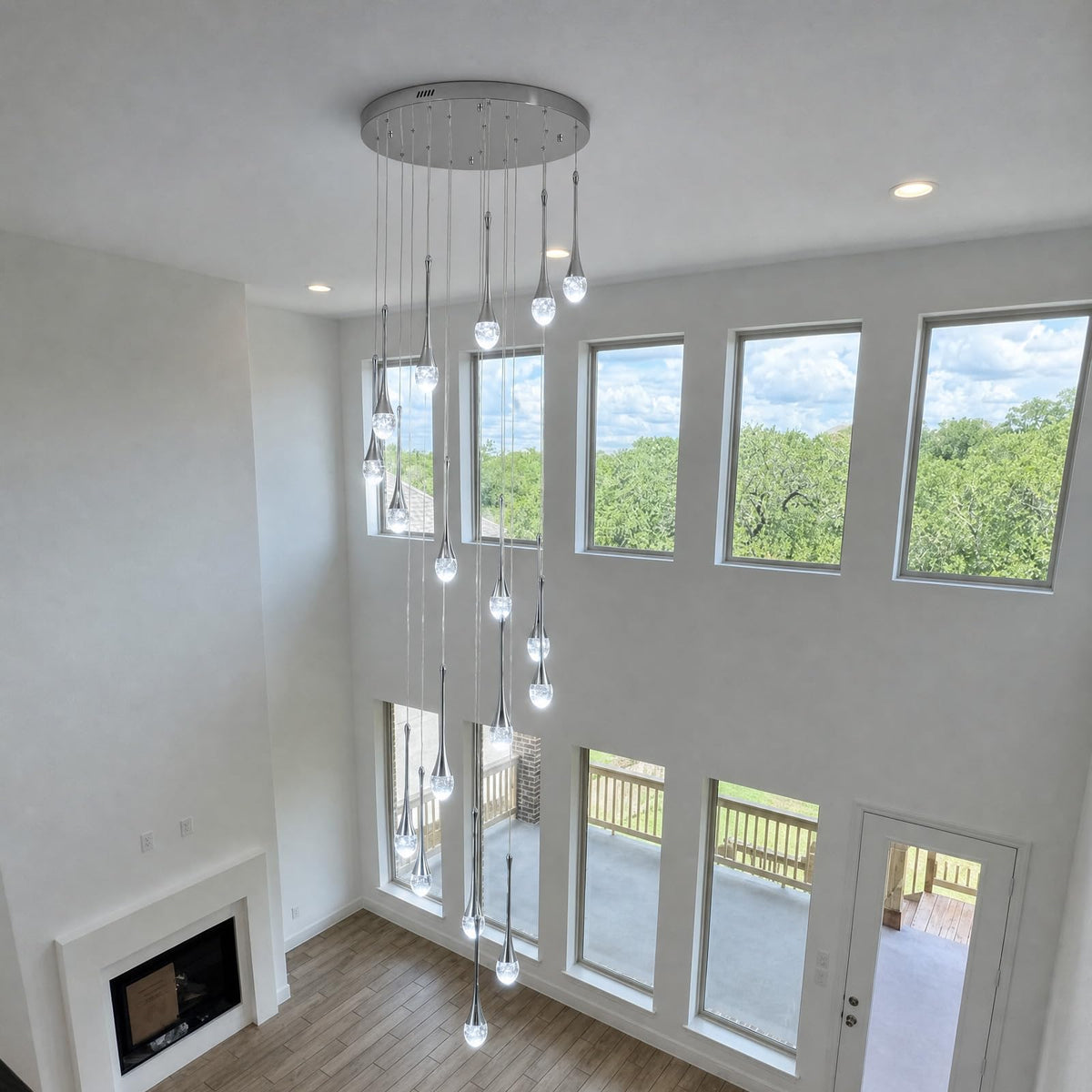 18 Lights Chrome Crystal Chandelier (Chrome / 18 Lights)