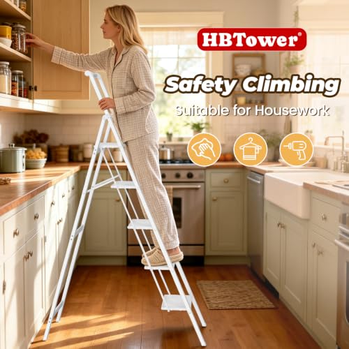5 Step Ladder (White / 5 Step)