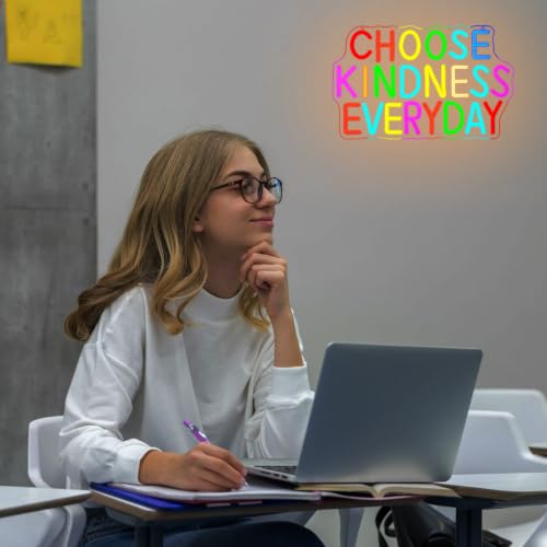 Choose Kindness Everyday Neon Sign for Wall Decor
