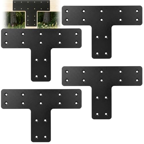 4 PCS T Post Timber Brackets