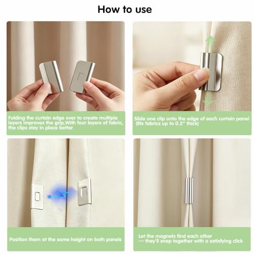 Magnetic Curtain Clip