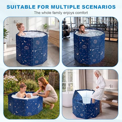 Portable Bathtub for Adults (Starry Sky)