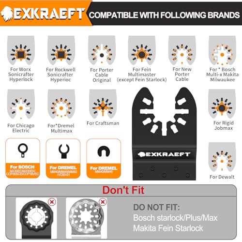 55PCS Multitool Blades