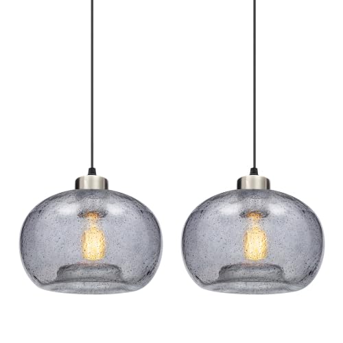 Glass Pendant Lights Kitchen Island Modern