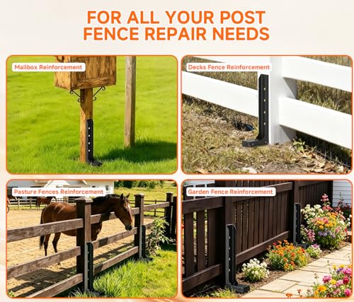 1 Pcs Fence Post Repair Kit