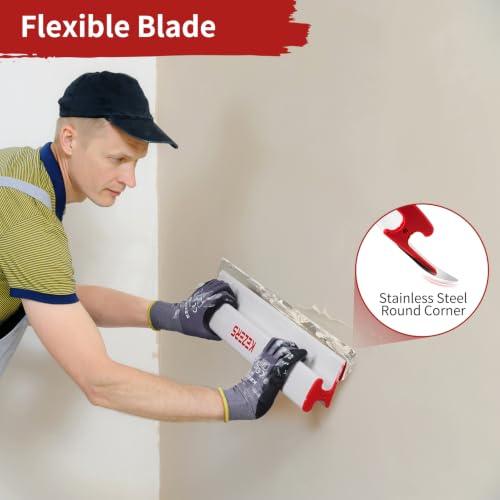 Drywall Skimming Blade Set with Portable Case