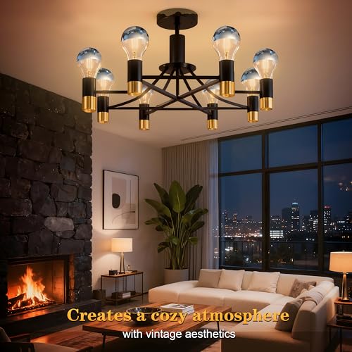 A19 E26 Silver Top Half Chrome Light Bulbs (Silver 3000k Warm White Light)