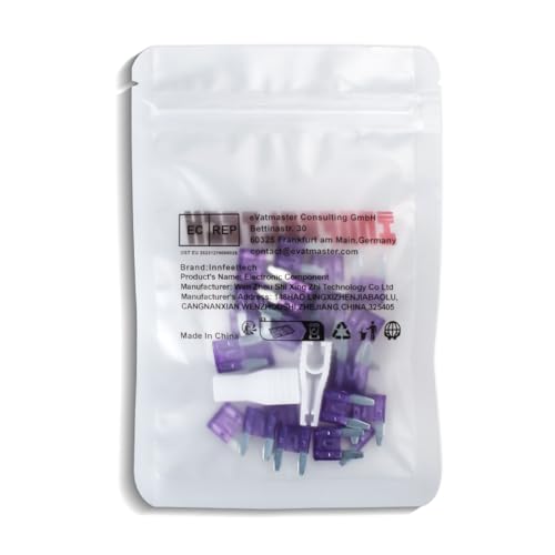 25 Pcs Mini Size Automotive Fuse (Mini, 3A)
