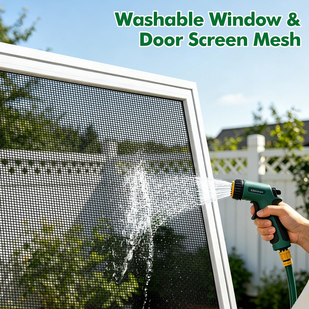 Pet Proof Window Screen Replacement Mesh (48"x100" / Pet Guard)