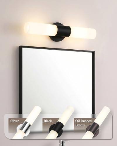 Wall Sconces Set of 2 (Opal White Glass-Black)