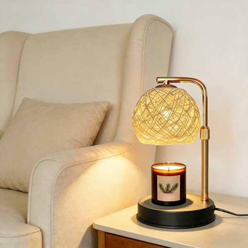 2 Pack Smart Timer Wax Warmer Lamp (2700K/adjust brightness)