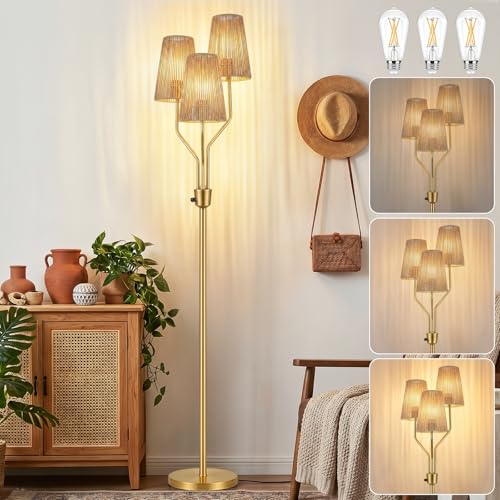 Boho 3 Light Dimmable Floor Lamp Series