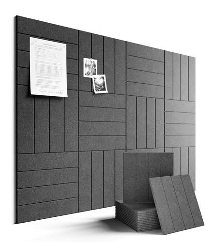 Felt Bulletin Board Tiles Large 48" x 36" Cork Board Alternative