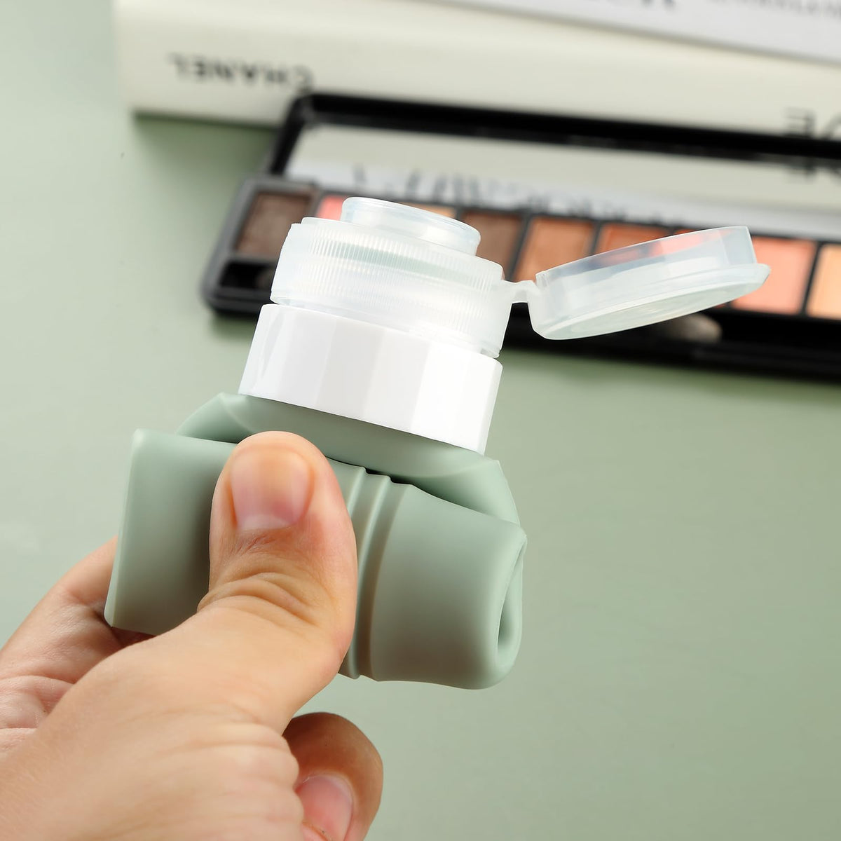 Travel Bottles for Toiletries (Mint-Grey-3oz)