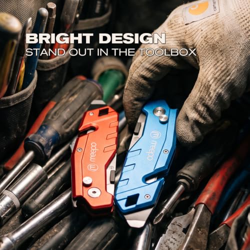 colorful box cutter set