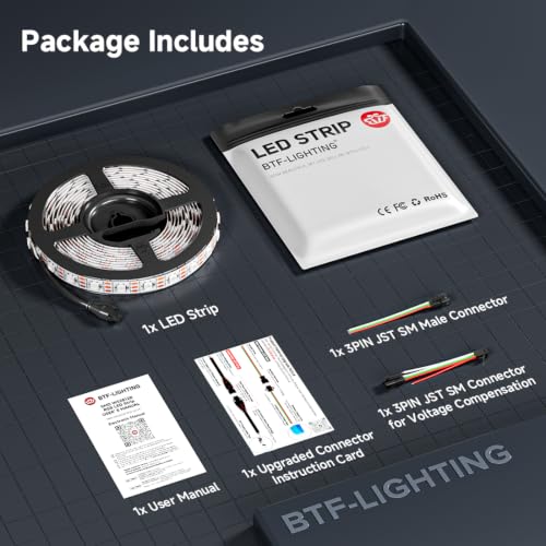 WS2812B Individually Addressable 24V RGB LED Strip