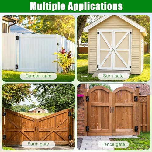 6mm Heavy Duty Bolt On Gate Hinges