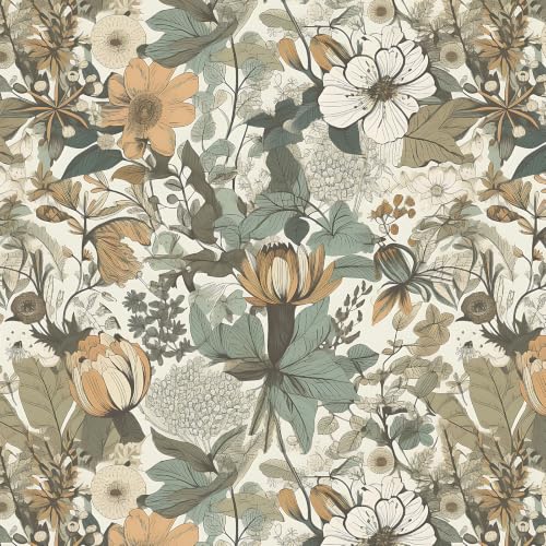 Peel and Stick Wallpaper Vintage Neutral Wallpaper Waterproof
