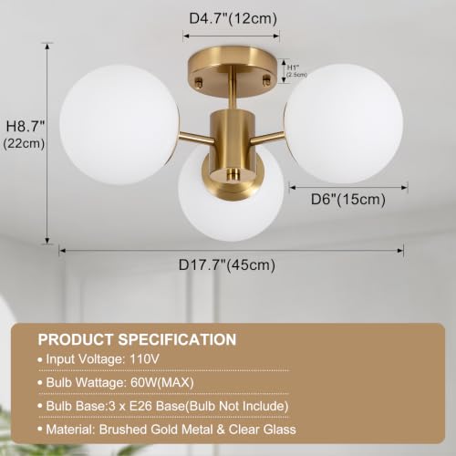 Mid Century Modern Ceiling Light