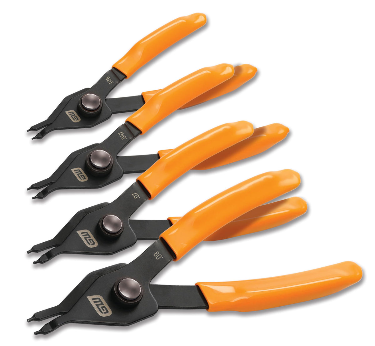 4 Pc Convertible Straight Snap Ring Pliers (4 Piece Convertible)