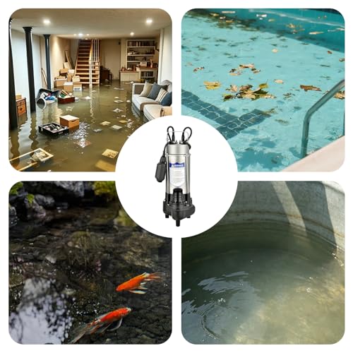 1HP Submersible Sewage Grinder Pump