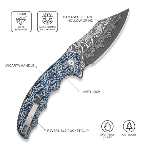 Pentad Pocket Knife (Blue / White)