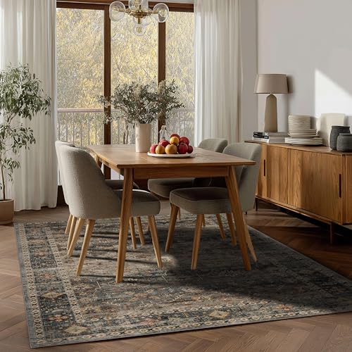 Washable Area Rug 5×7 for Living Room (Camel / 5' x 7' (Rectangular))