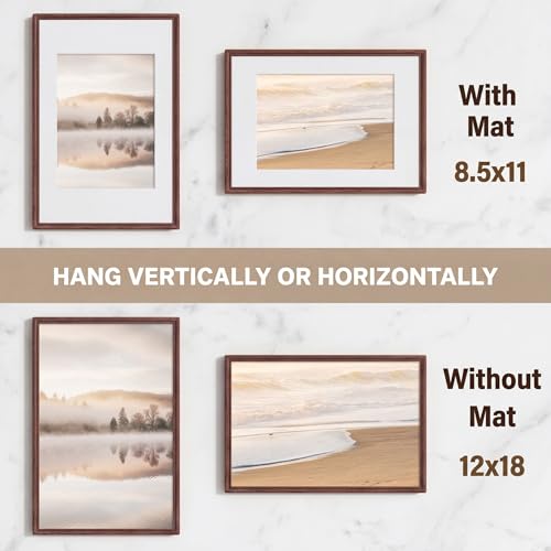 12x18 Picture Frame (American Black Walnut / 12x18-1P)