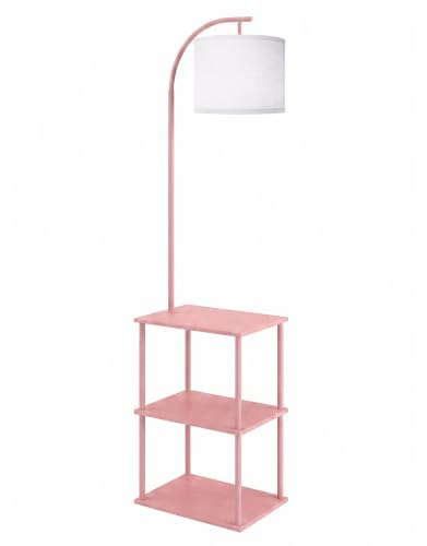 Floor Lamp with Table 2 (Pink)