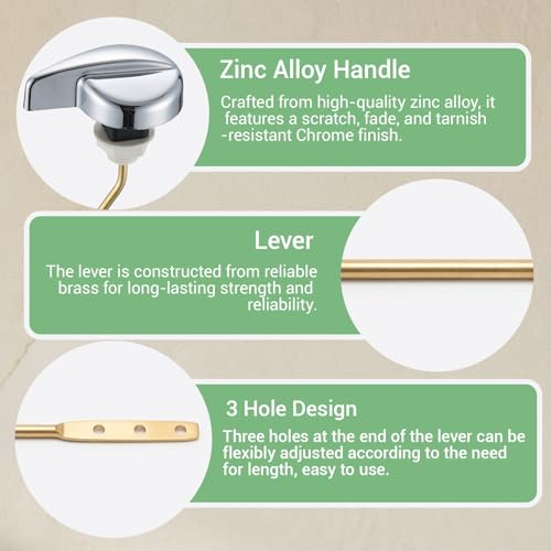 3 Inch Toilet Flush Valve Repair Kits Compatible with TOTO Replacement Parts