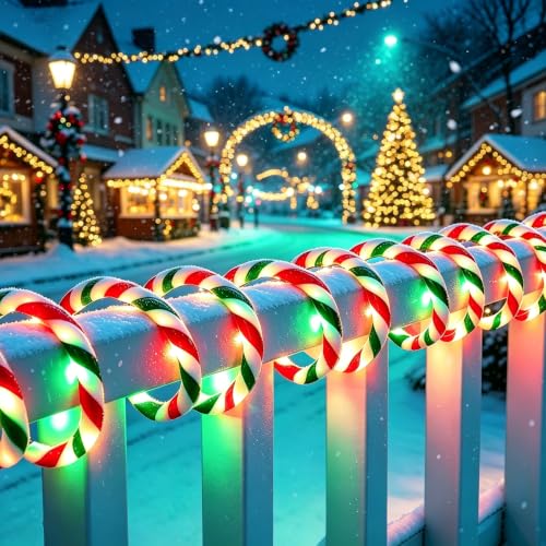Christmas Candy Cane Lights Outdoor